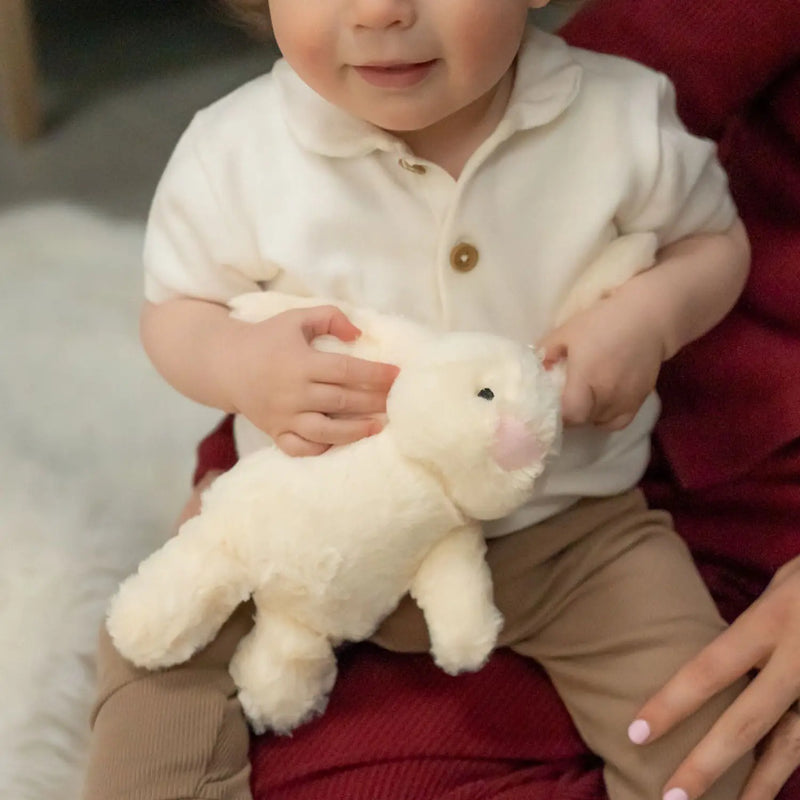 Closer look at the Ziggle plush bunny.