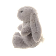 Side view of the Ziggle plush bunny.