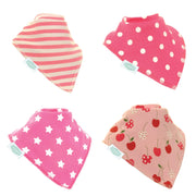 Ziggle pink pretty pinks bib set - fun6327.