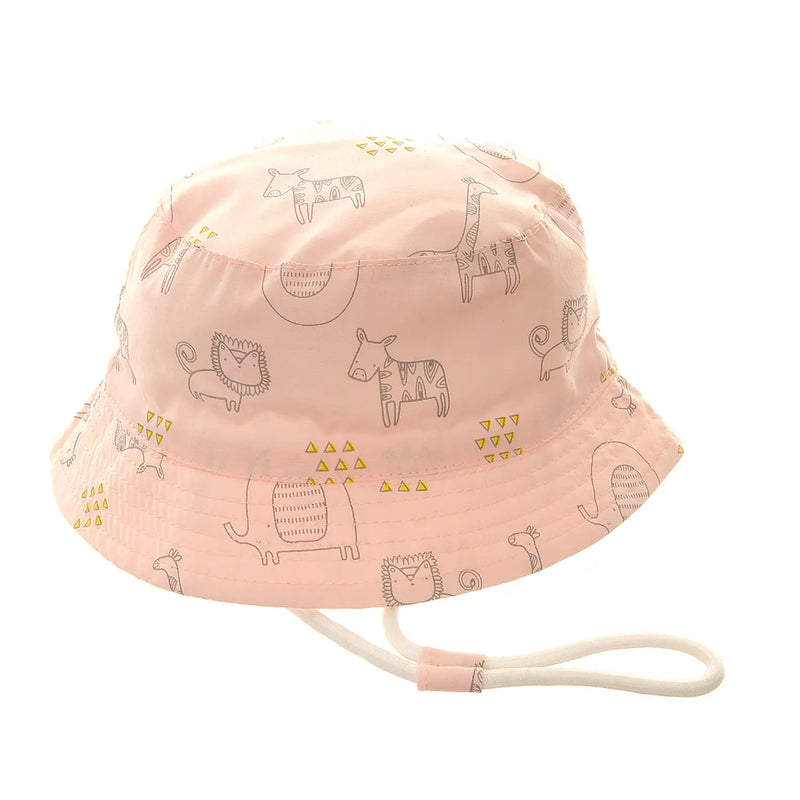Ziggle pink safari sun hat - hat3542.