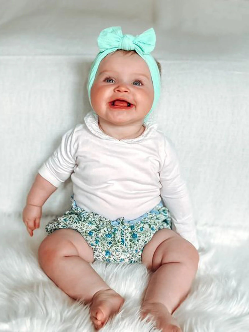 Ziggle Top Bow Headband - Mint