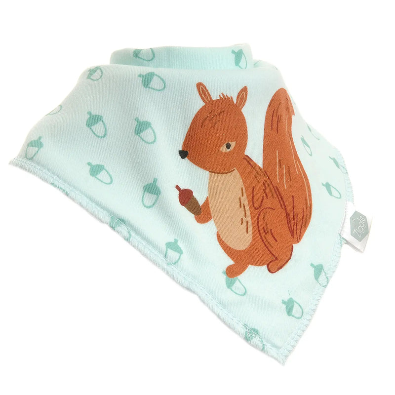 Ziggle squirrel bandana bib.