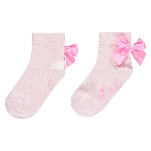 A Dee alaia pale pink ankle socks - w231905.