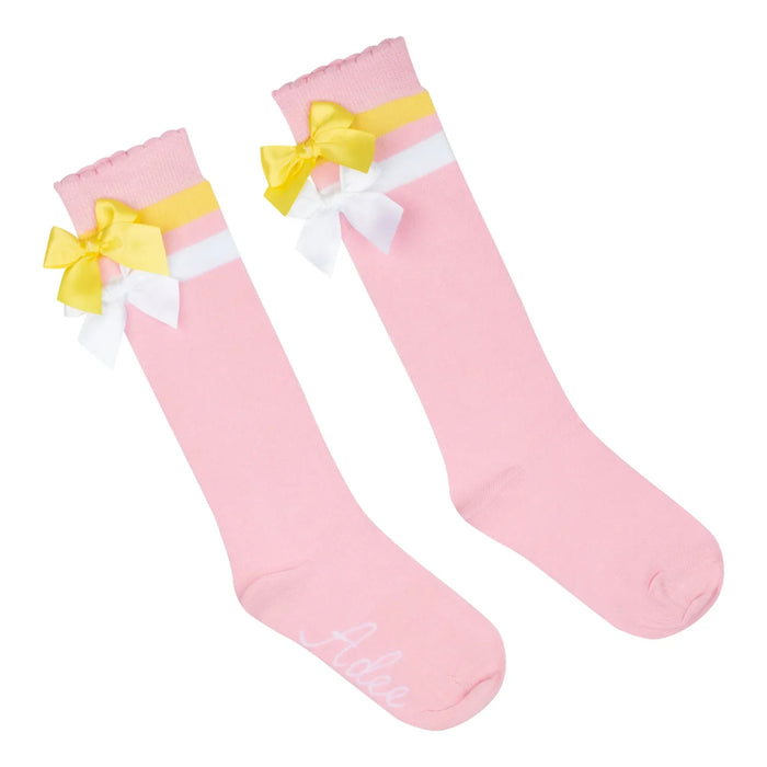 A Dee pink lelli knee socks - s241902.