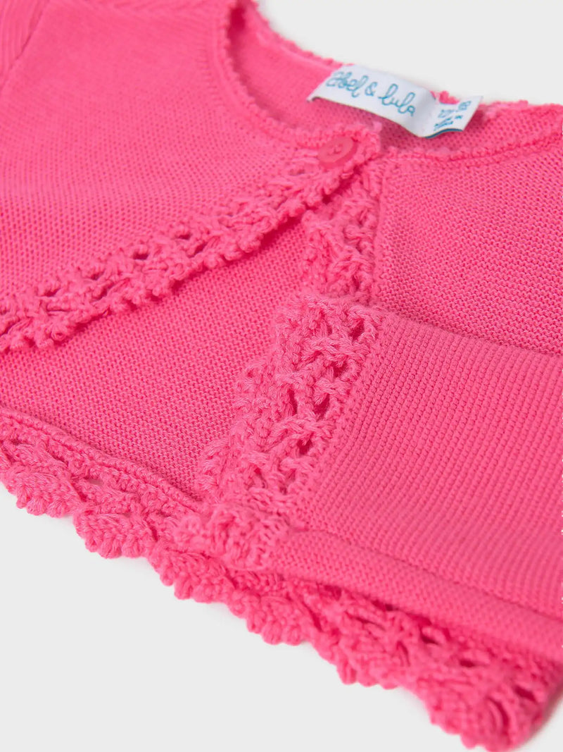Closer look at the Abel and Lula bolero cardigan.