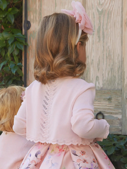 Girls pink bolero cardigan hot sale
