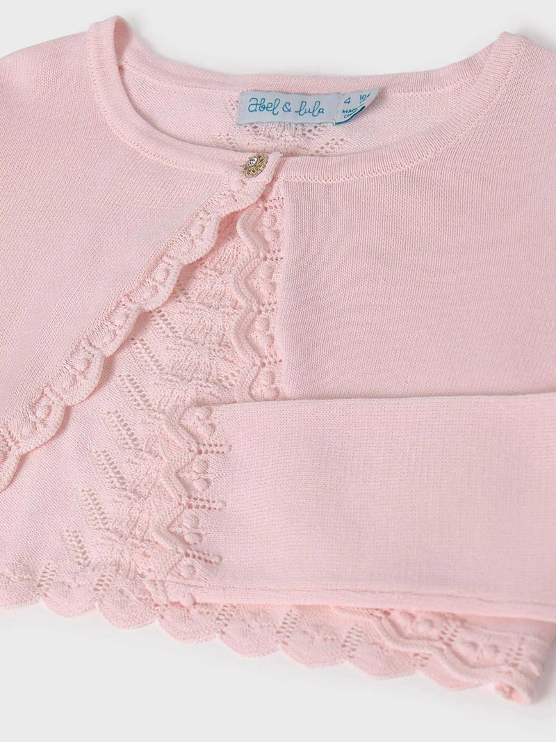 Closer look at the Abel and Lula bolero cardigan.