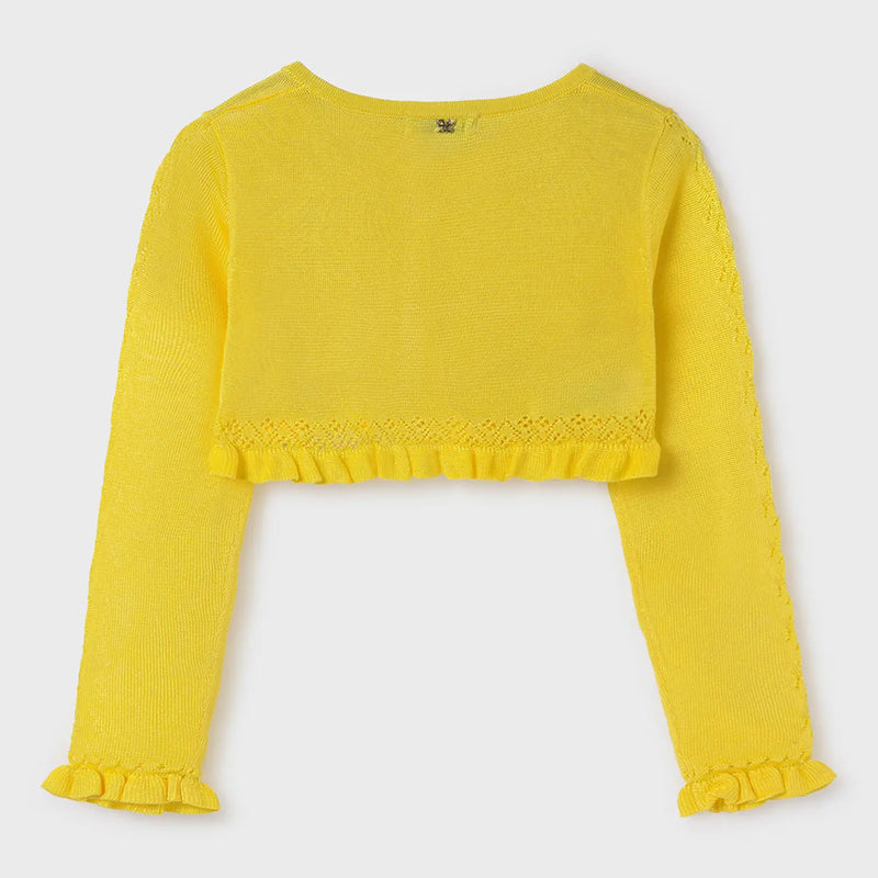 Back of the Abel and Lula cardigan.