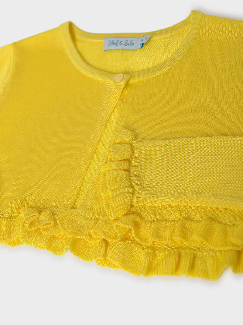 Closer look at the Abel and Lula cardigan.