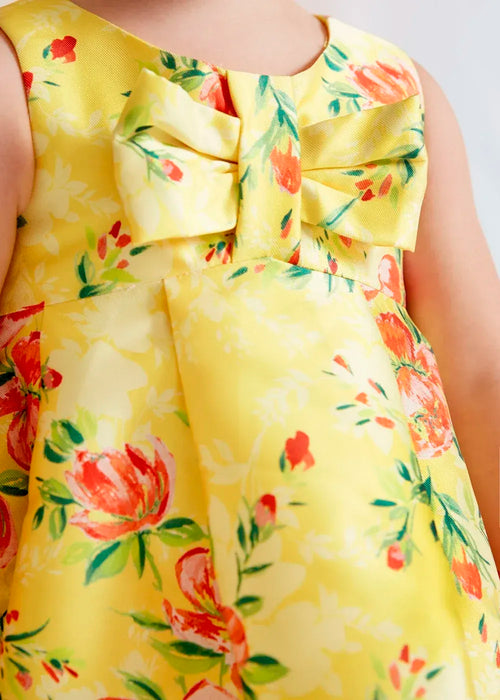 Closer view of the Abel And Lula Floral Print Mikado Dress.