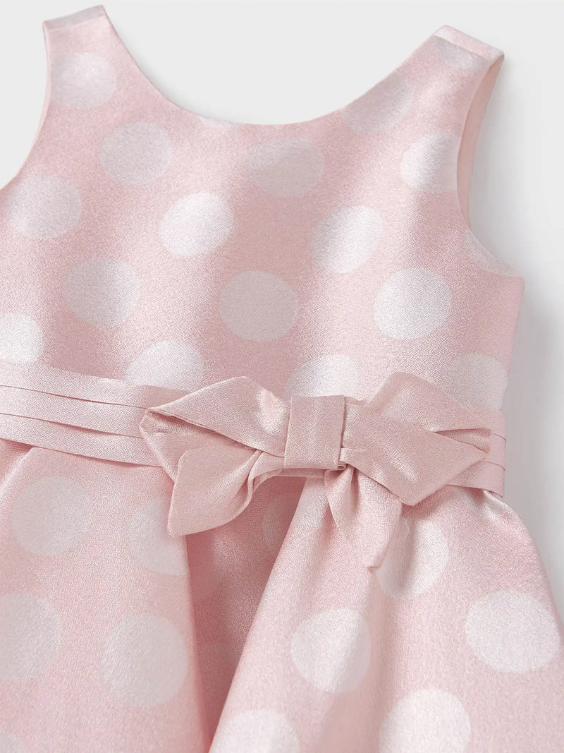 Closer look at the Abel and Lula polka dot dress.
