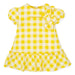 Agatha Ruiz de la Prada yellow gingham dress - 8121.