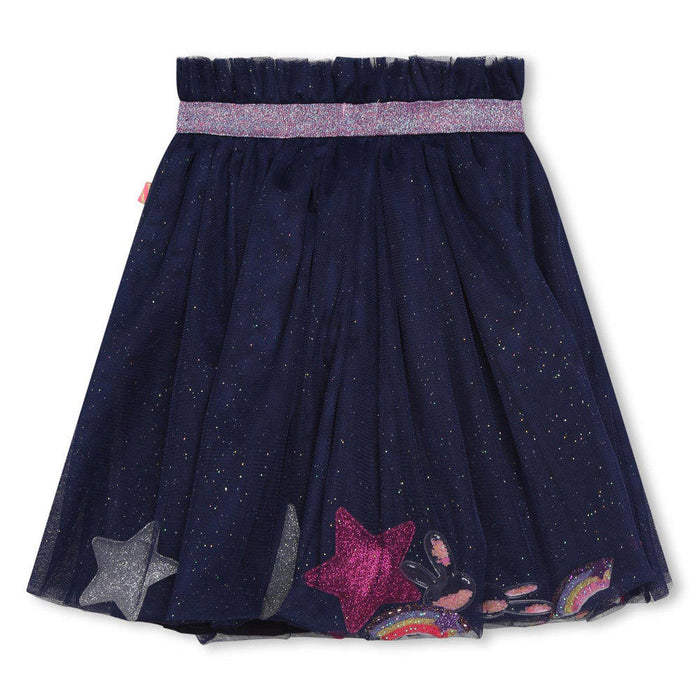 Reverse view of the Billieblush glitter skirt.