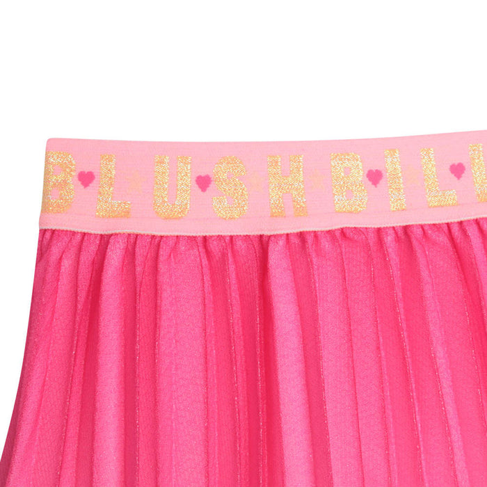 Closer look at the Billieblush  pleated skirt.