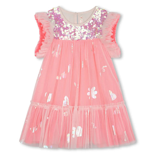 Billieblush pink sequin dress - u20173.