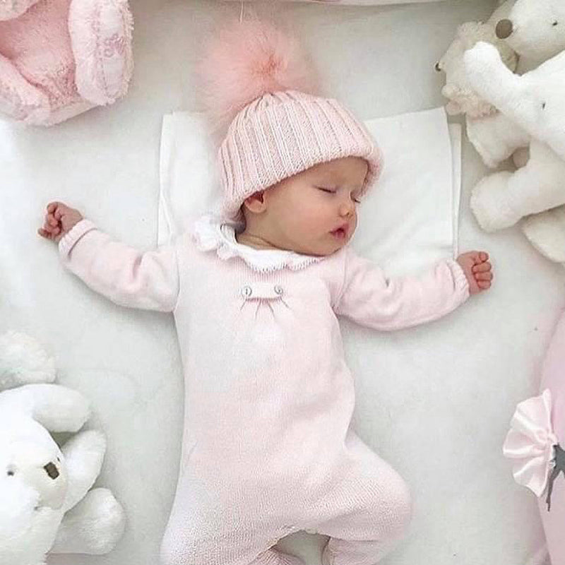 Bobble Babies Pom Pom Hat - Candy Pink