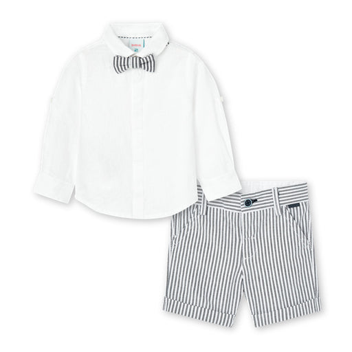 Boboli shirt and linen shorts set - 716240.
