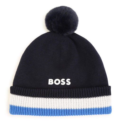 BOSS boy's  bobble hat - j01148.