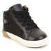 BOSS high top trainers with side zip.