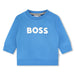 BOSS blue logo sweatshirt - j05a42.