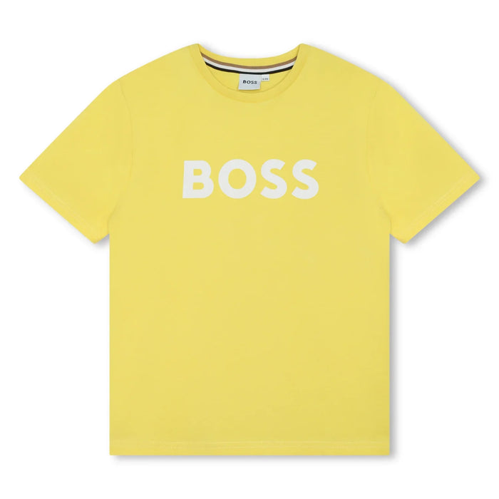 Boss Logo T-Shirt - Yellow