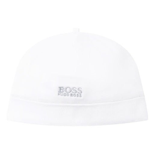 BOSS Newborn Hat White - j91119