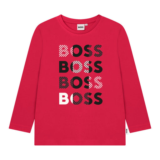 BOSS Repeat Logo T-Shirt - j25m24.
