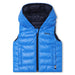BOSS blue gilet with down padding.