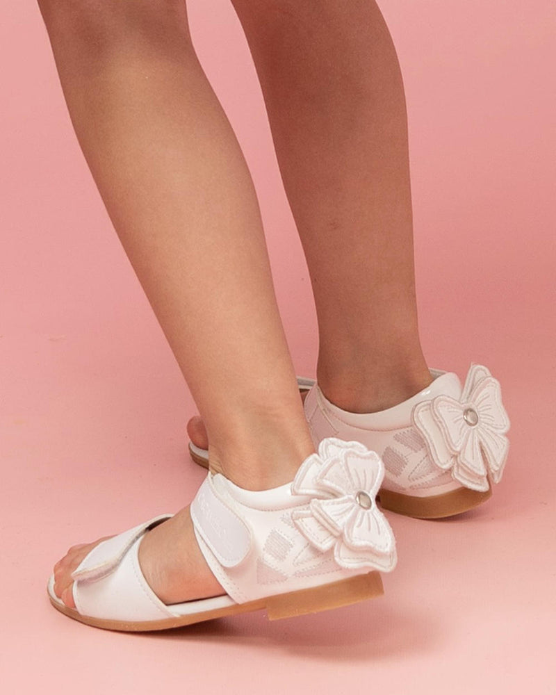 Back of the Caramelo bow sandals.