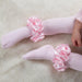 Caramelo Frilled Tights - Pink