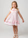 Caramelo pink pinstripe dress - 342130.