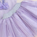 Baby girl's pink lilac skirt with silver glitter waistband.