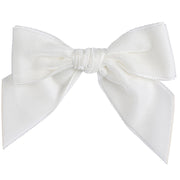 Condor beige velvet bow clip - 50950.