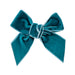 Condor green velvet bow clip - 50950.