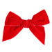 Condor red velvet bow clip - 50950.