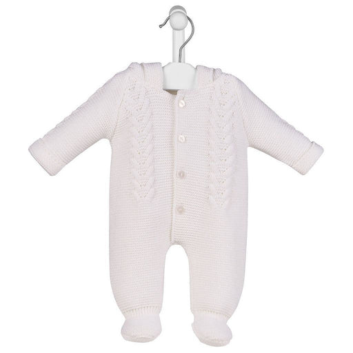 Dandelion Knitted Pramsuit - White