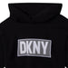 Closer look at the DKNY Hooded T-Shirt.
