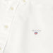 Closer view of the Gant archive oxford shirt.