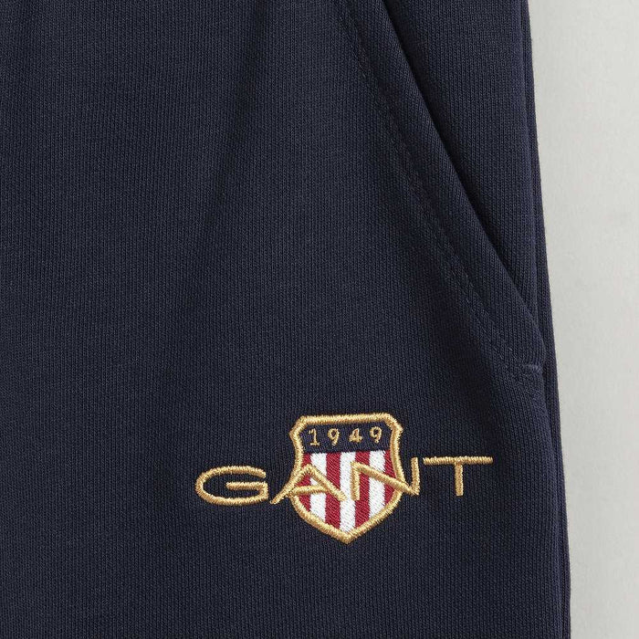 Closer view of the GANT Archive Shield Sweat Pants.