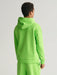 Back of the GANT green sportswear hoodie.
