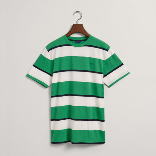 Gant boy's green striped t-shirt - 905218.