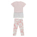 Back of the Guess pink cherry blossom leggings set.
