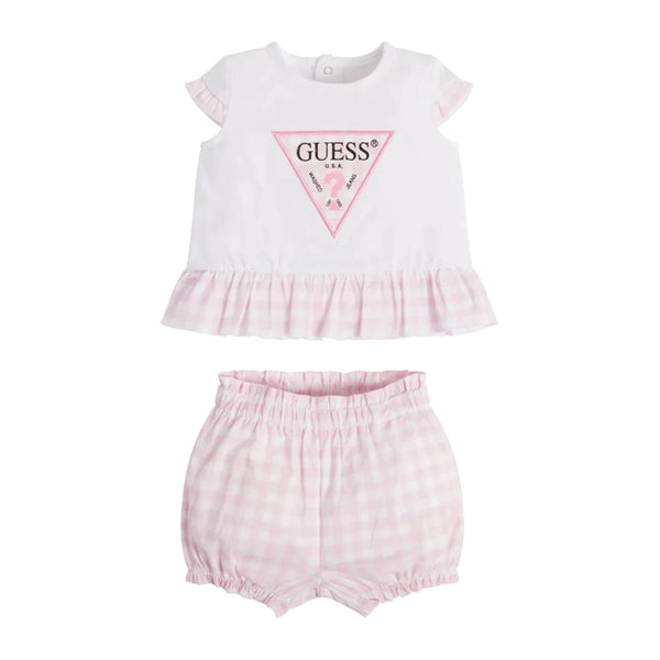 Guess Biker Shorts - Pink  Bumbles Boutique — Bumbles for Kids