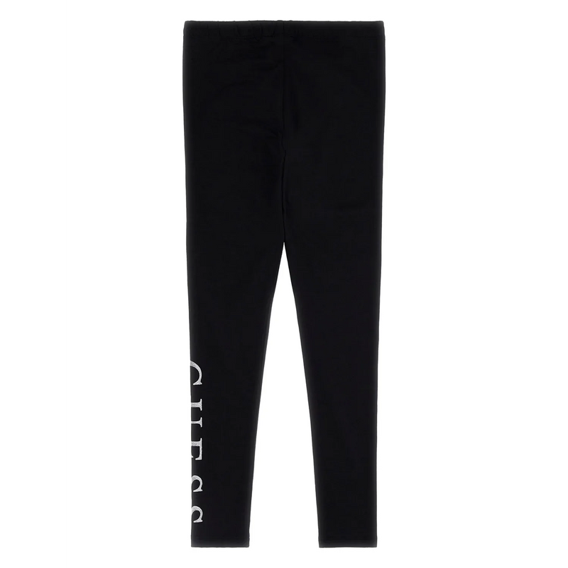 Back view of the Guess  glitter logo leggings.