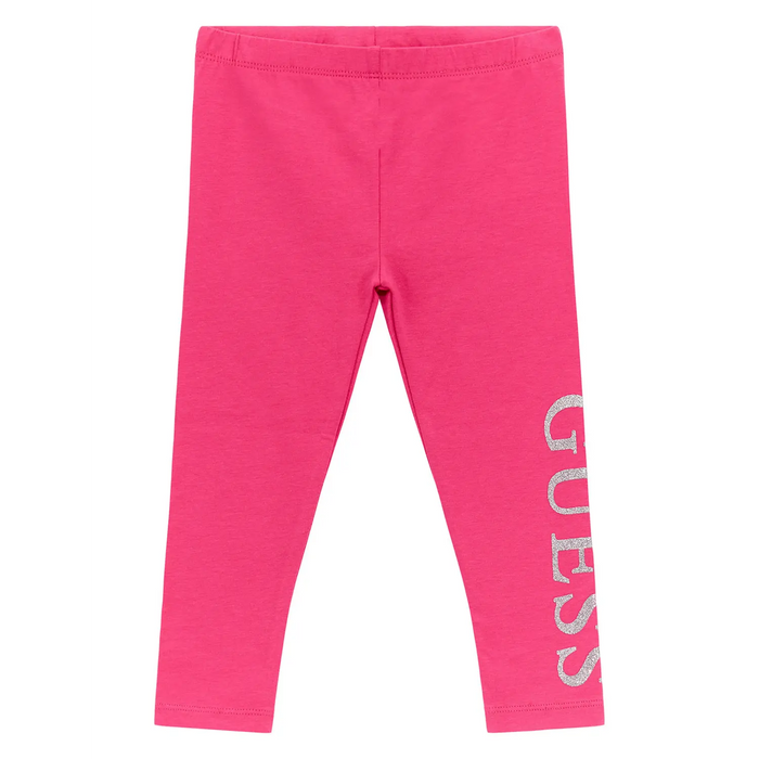 Guess girl's pink leggings.