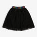 Guess girl's black mesh skirt.