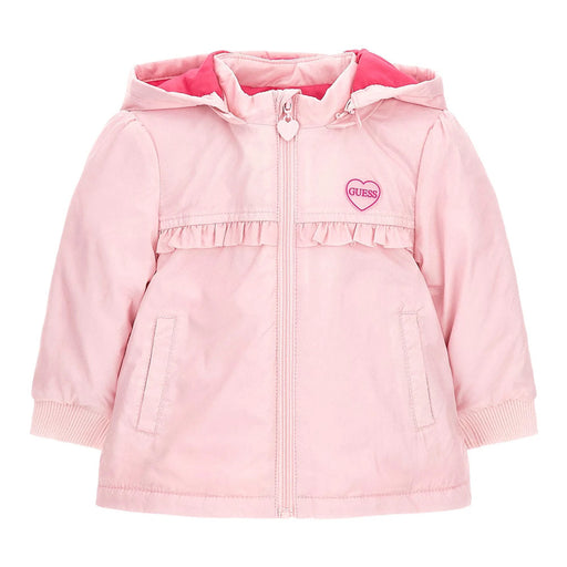 Guess girl's pink padded jacket - a3yl00.