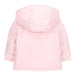 Back of the Guess pink padded jacket.