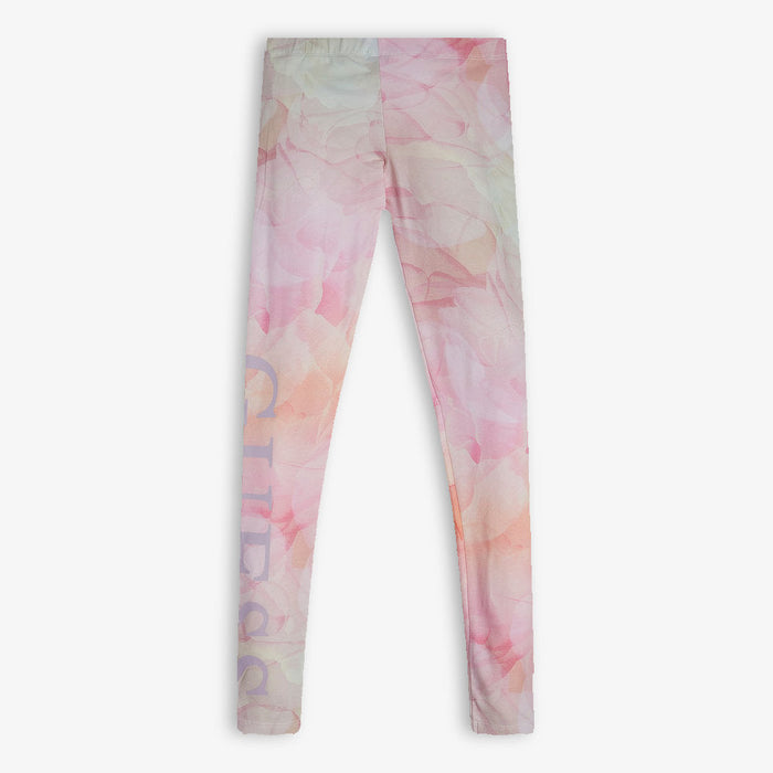 Reverse view of the Guess printed leggings.