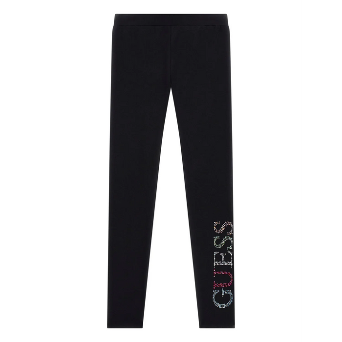 4/4 sports leggings  Guess Talla S Color JET BLACK A996
